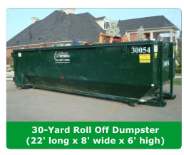 20-yard Roll Off Dumpster