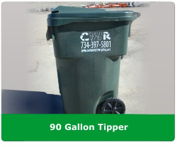 90 gallon Tipper