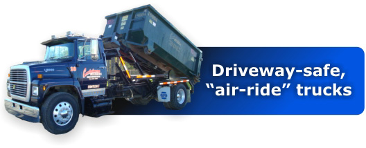 Driveway-safe, "air-ride" trucks