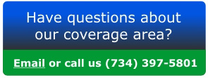 Have questions about our coverage area?